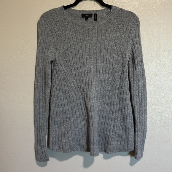 Theory Badina Ribbed Sweater wool and cashmere blend - Picture 2 of 7
